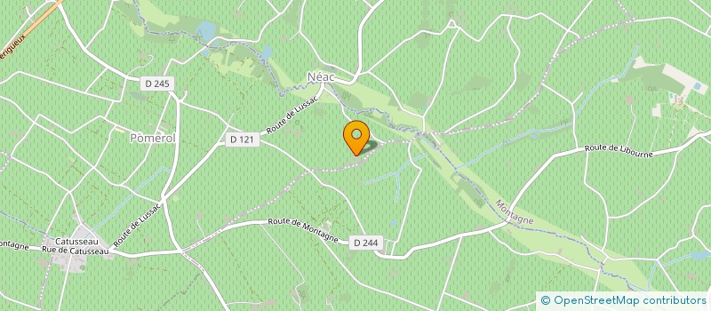 localisation de l'entreprise MONSIEUR GUY ARPIN  POMEROL