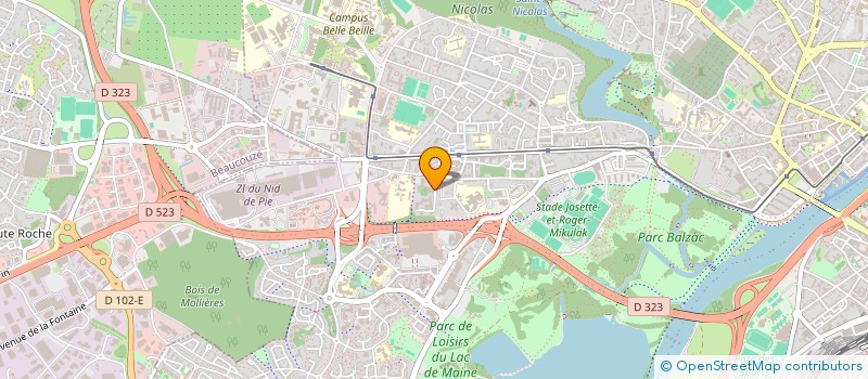 localisation de l'entreprise MONSIEUR GUY ARSENE YAMEOGO à ANGERS