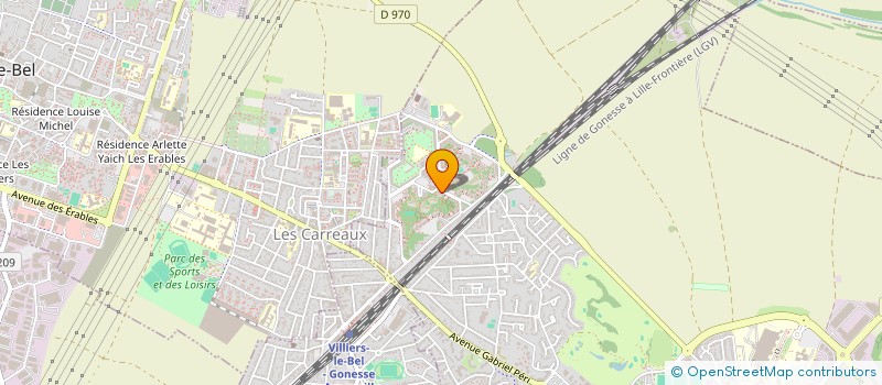 localisation de l'entreprise MONSIEUR GUY ASSOGBA  GONESSE