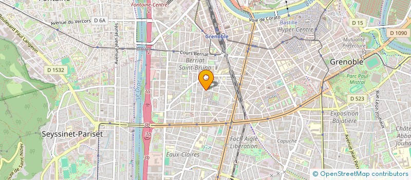 localisation de l'entreprise MONSIEUR GUY AULAGNIER  GRENOBLE