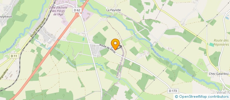 localisation de l'entreprise MONSIEUR GUY AUTEXIER à CHASSENEUIL-SUR-BONNIEURE