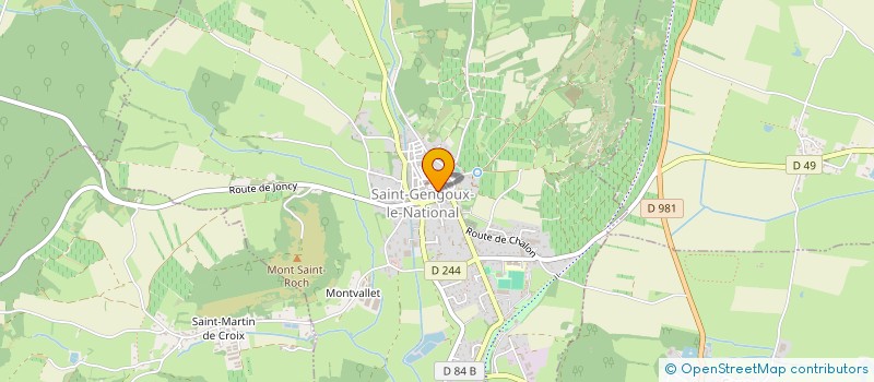 localisation de l'entreprise MONSIEUR GUY AVONTURE à SAINT-GENGOUX-LE-NATIONAL