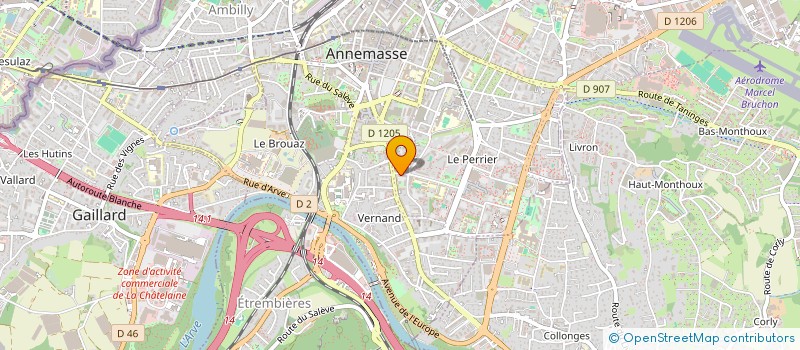 localisation de l'entreprise MONSIEUR GUY AYMARD  ANNEMASSE