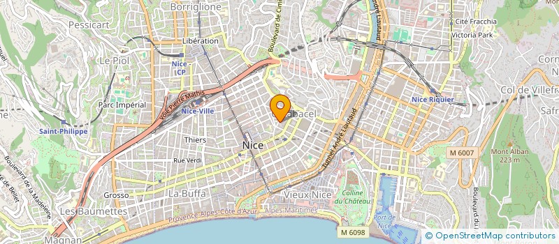 localisation de l'entreprise MONSIEUR GUY AZZARI  NICE