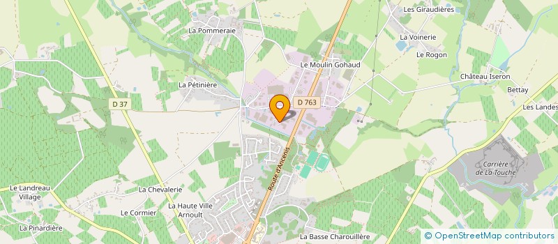 localisation de l'entreprise MONSIEUR GUY BABONNEAU  VALLET