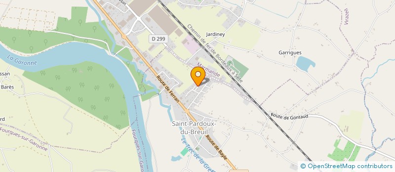 localisation de l'entreprise MONSIEUR GUY BACOU  BEAUPUY