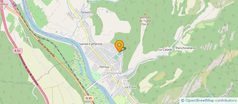 localisation de l'entreprise MONSIEUR GUY BAILLE  SALIGNAC