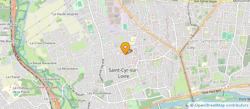 localisation de l'entreprise MONSIEUR GUY BAILLEREAU  SAINT-CYR-SUR-LOIRE