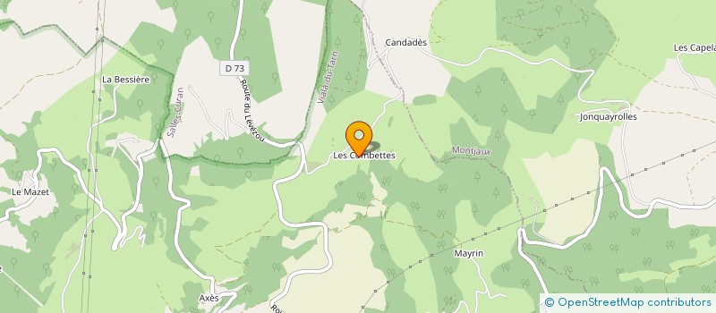 localisation de l'entreprise MONSIEUR GUY BALDET  VIALA-DU-TARN