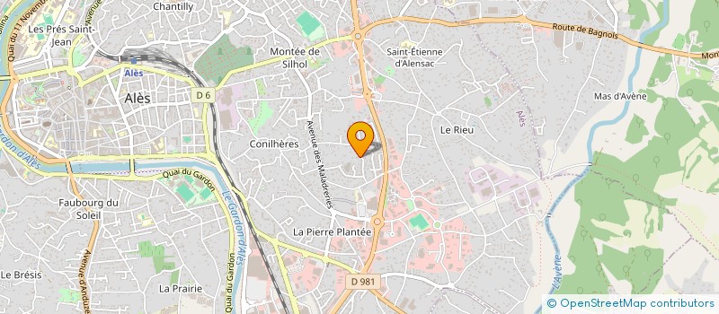 localisation de l'entreprise MONSIEUR GUY BALESI  ALES