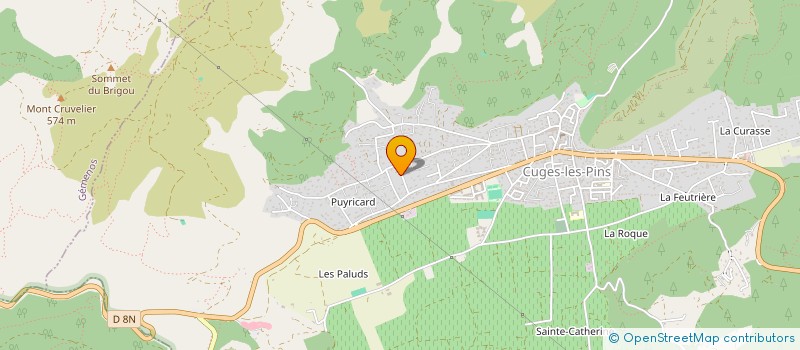 localisation de l'entreprise MONSIEUR GUY BARAIE à CUGES-LES-PINS