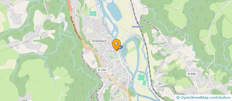 localisation de l'entreprise MONSIEUR GUY BARETTE  USTARITZ