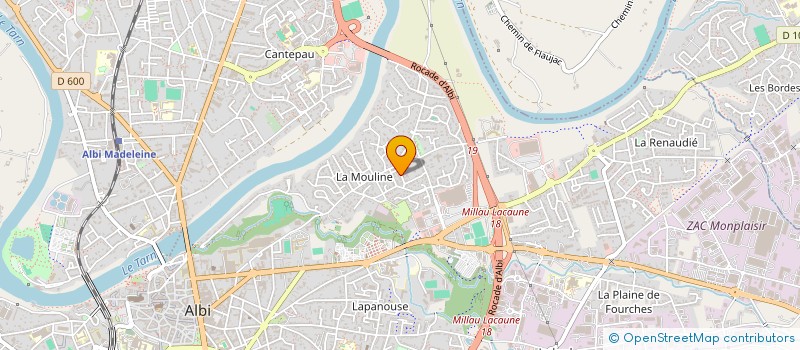 localisation de l'entreprise MONSIEUR GUY BARNOUIN à ALBI