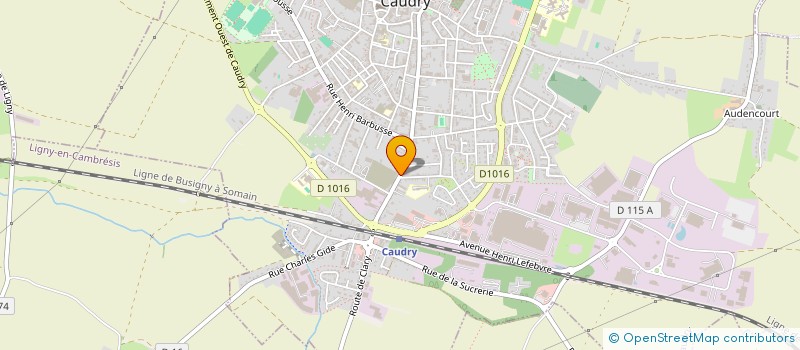 localisation de l'entreprise MONSIEUR GUY BARRAS  CAUDRY