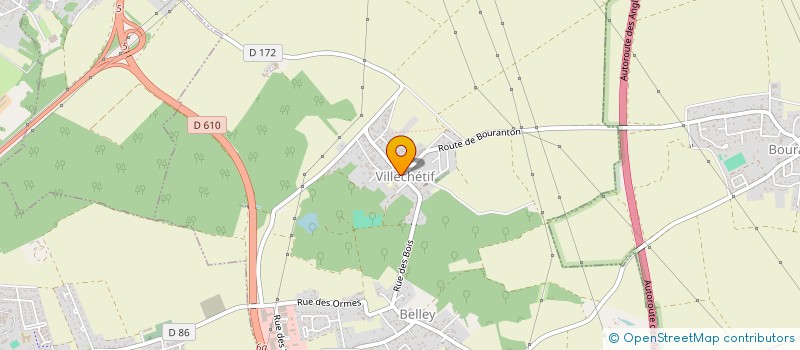 localisation de l'entreprise MONSIEUR GUY BARRET  VILLECHETIF