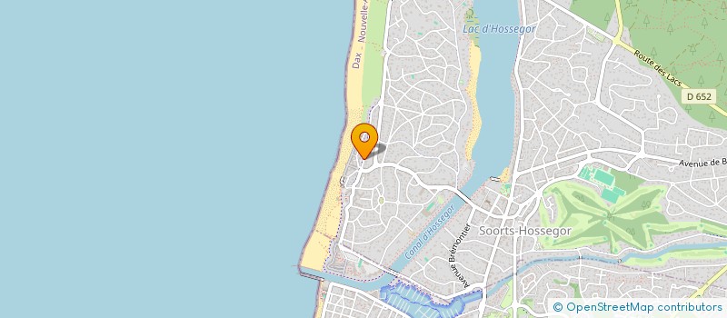 localisation de l'entreprise MONSIEUR GUY BARROUILLET  SOORTS-HOSSEGOR