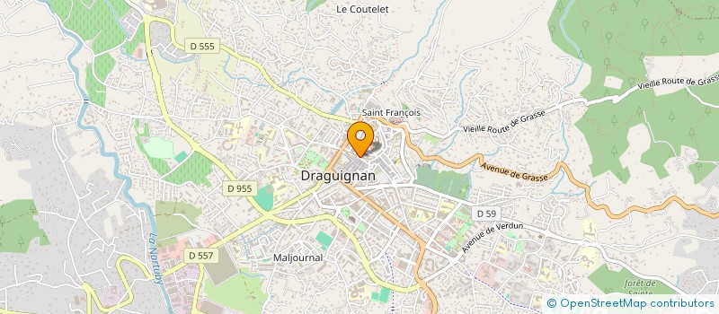 localisation de l'entreprise MONSIEUR GUY BARTHELEMY  DRAGUIGNAN