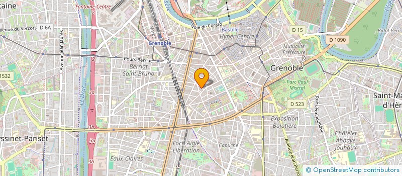 localisation de l'entreprise MONSIEUR GUY BARTHELEMY à GRENOBLE