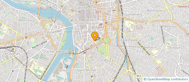 localisation de l'entreprise MONSIEUR GUY BASTIDE  TOULOUSE