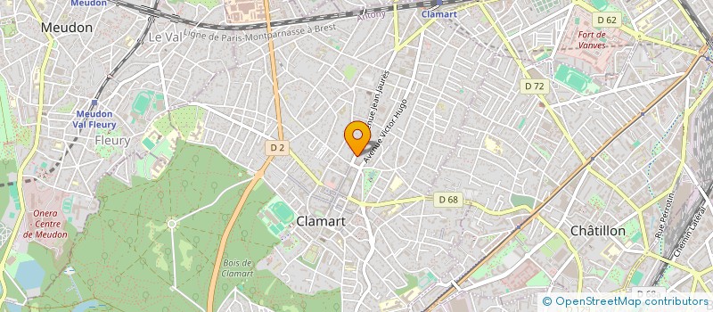 localisation de l'entreprise MONSIEUR GUY BASTIT à CLAMART
