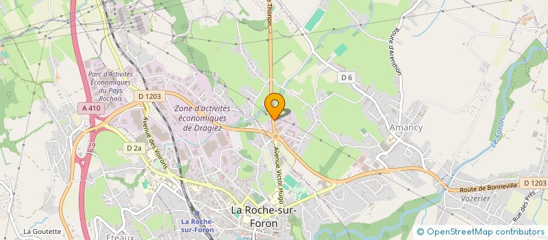 localisation de l'entreprise MONSIEUR GUY BAUD  ARENTHON