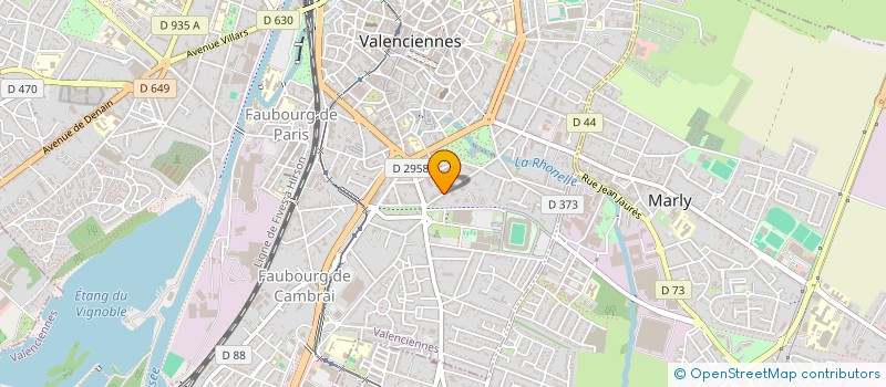 localisation de l'entreprise MONSIEUR GUY BAUDENS à VALENCIENNES