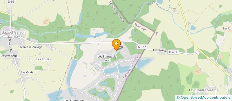 localisation de l'entreprise MONSIEUR GUY BAUDOIN à BAZOCHES-SUR-LE-BETZ