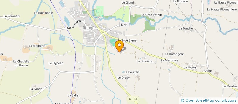 localisation de l'entreprise MONSIEUR GUY BEAUCHENE  ROUGE