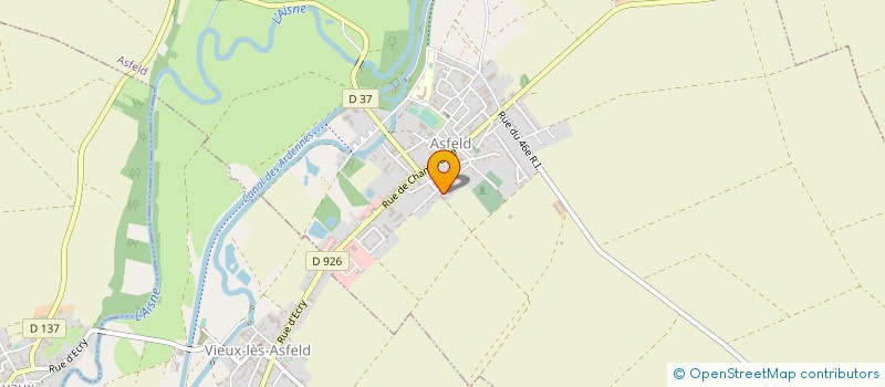 localisation de l'entreprise MONSIEUR GUY BEAUFAY à ASFELD
