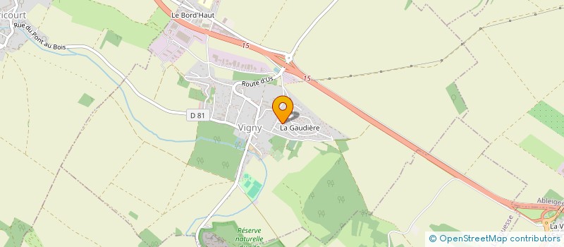 localisation de l'entreprise MONSIEUR GUY BEAUPEL  VIGNY