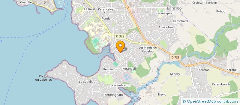 localisation de l'entreprise MONSIEUR GUY BECAM  CONCARNEAU