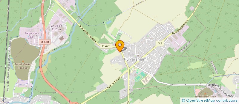 localisation de l'entreprise MONSIEUR GUY BECK  PULVERSHEIM