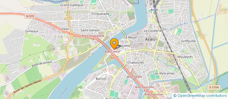 localisation de l'entreprise MONSIEUR GUY BELENGUIER  ARLES