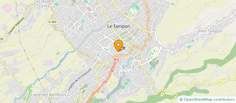 localisation de l'entreprise MONSIEUR GUY BELLON à LE TAMPON