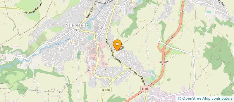 localisation de l'entreprise MONSIEUR GUY BENAT  LE PUY-EN-VELAY