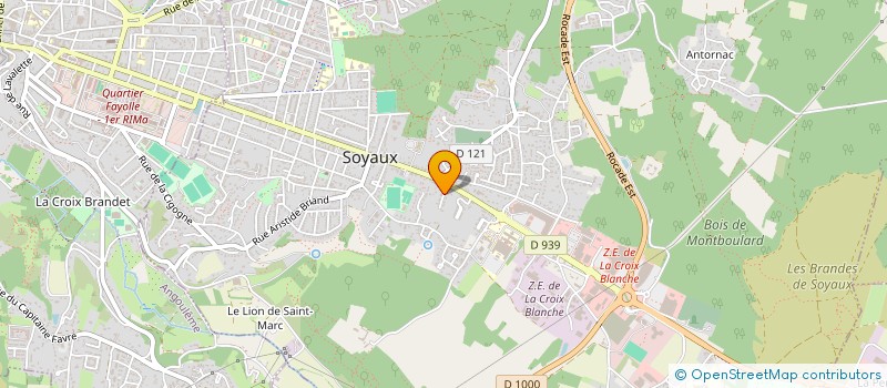 localisation de l'entreprise MONSIEUR GUY BENET  SOYAUX