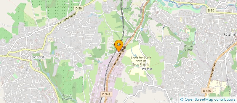 localisation de l'entreprise MONSIEUR GUY BENETTAYEB  CHAPONOST