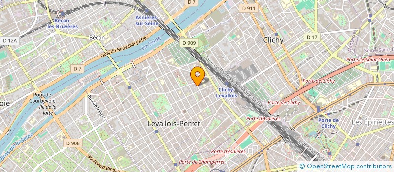 localisation de l'entreprise MONSIEUR GUY BENITAH à LEVALLOIS-PERRET