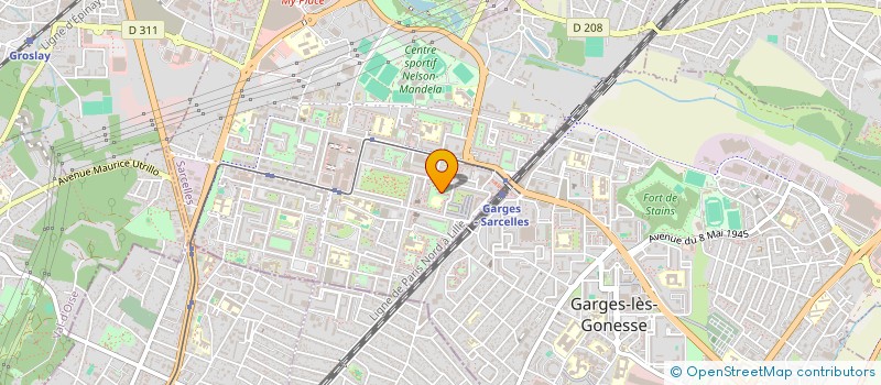 localisation de l'entreprise MONSIEUR GUY BENSIMON à SARCELLES