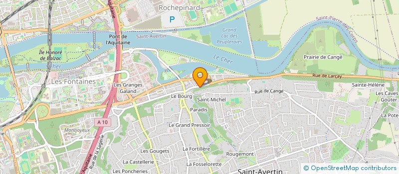 localisation de l'entreprise MONSIEUR GUY BERLAND  SAINT-AVERTIN