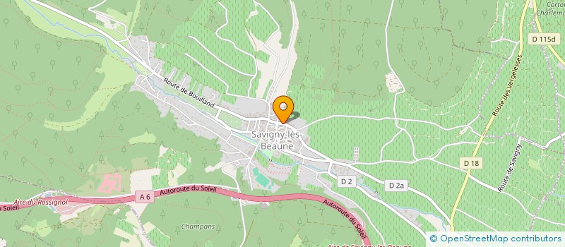 localisation de l'entreprise MONSIEUR GUY BERNARD  SAVIGNY-LES-BEAUNE