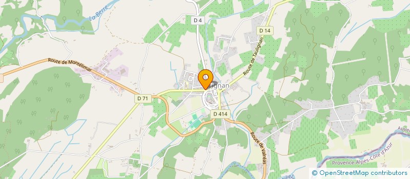 localisation de l'entreprise MONSIEUR GUY BERNARD  GRIGNAN