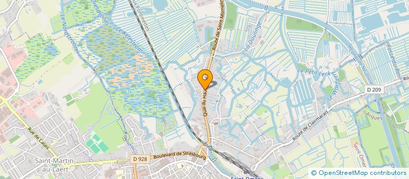 localisation de l'entreprise MONSIEUR GUY BERTELOOT  SAINT-OMER