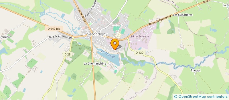 localisation de l'entreprise MONSIEUR GUY BERTHOIN à SECONDIGNY