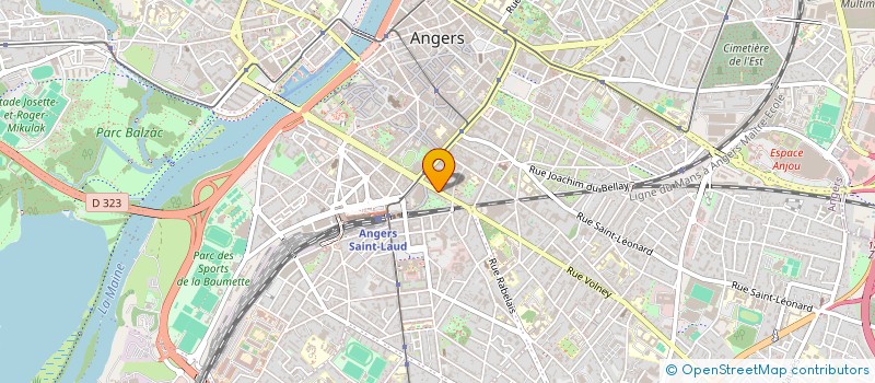localisation de l'entreprise MONSIEUR GUY BERTIN à ANGERS