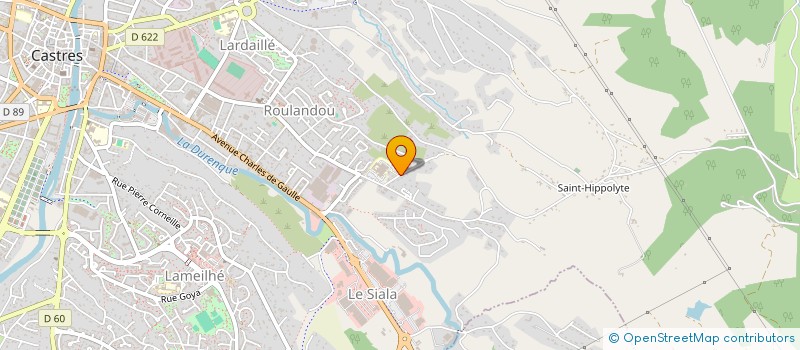 localisation de l'entreprise MONSIEUR GUY BERTORELLE  CASTRES