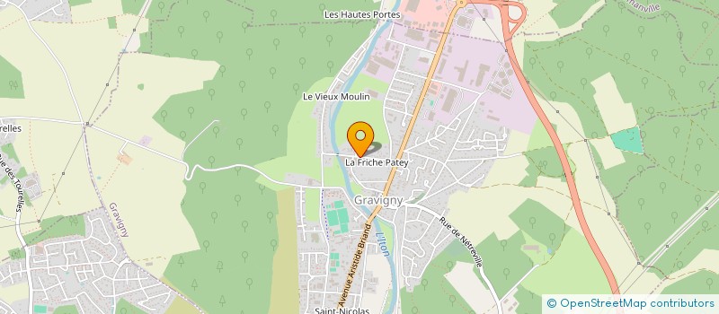 localisation de l'entreprise MONSIEUR GUY BERTRAND à GRAVIGNY