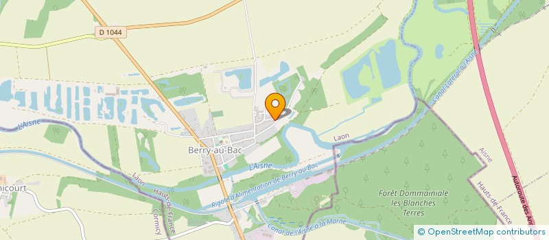 localisation de l'entreprise MONSIEUR GUY BERWICK  BERRY-AU-BAC