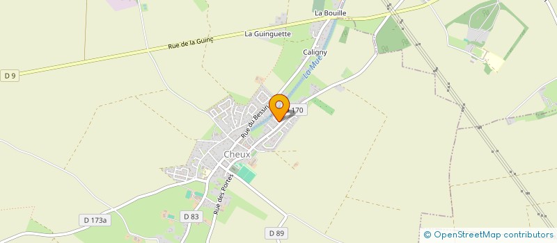 localisation de l'entreprise MONSIEUR GUY BESNARD  THUE ET MUE