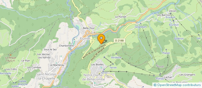 localisation de l'entreprise MONSIEUR GUY BIBOLLET  LA GIETTAZ